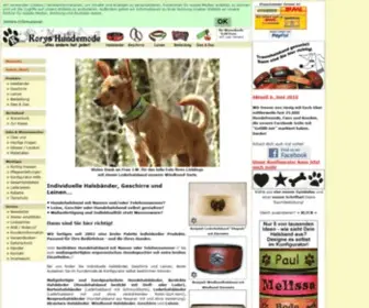 Hundemode.de(Edle Hundehalsbänder) Screenshot