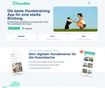 Hundeo.com(Erziehe deinen Hund mit Freude) Screenshot