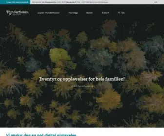 Hunderfossen.no(Vinterens vakreste eventyr) Screenshot
