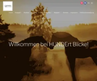 Hundertblicke.eu(Tierfotografie Hamburg) Screenshot