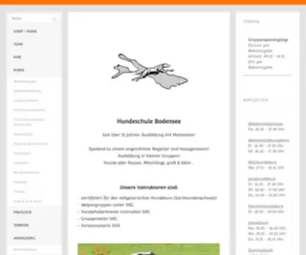 Hundeschule-Bodensee.ch(Hundeschule Bodensee) Screenshot