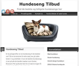 Hundeseng-Tilbud.dk(Find de bedste og billigste hundesenge her) Screenshot