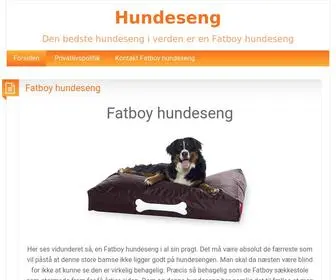 Hundeseng.ml(Med en Fatboy hundeseng derhjemme til din hund) Screenshot