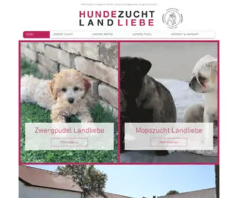 Hundezucht-Landliebe.at(Hundezucht Landliebe) Screenshot