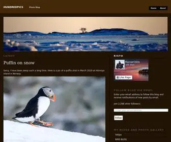 Hundredpics.com(Photo Blog) Screenshot