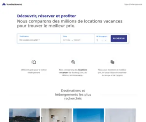 Hundredrooms.fr(Location vacances) Screenshot