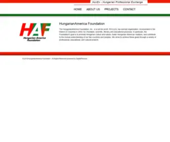 Hungarianamerica.com(HungarianAmerica Foundation) Screenshot