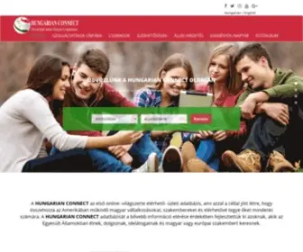 Hungarianconnect.com(Hungarian Connect) Screenshot