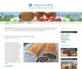 Hungariantidbits.com(Eva's Hungarian Home Cooking) Screenshot