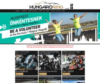 Hungaroring.hu(Hungaroring Sport Zrt) Screenshot