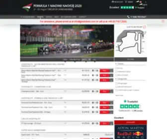 Hungary-Grand-Prix.com(Buy official F1 Hungary tickets and VIP Packages) Screenshot