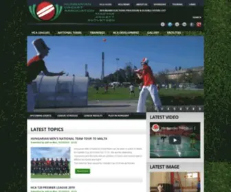 Hungary4Cricket.com(Hungarian Cricket Association) Screenshot