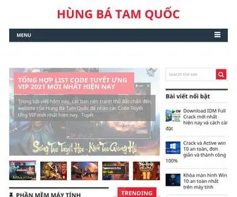 Hungbatamquoc.com(Hùng Bá Tam Quốc) Screenshot