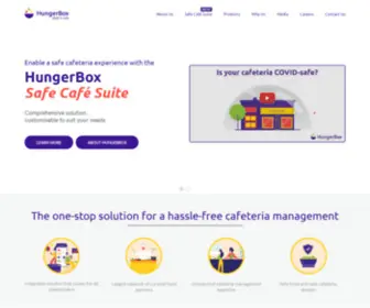 Hungerbox.com(India’s #1 Institutional Foodtech Company) Screenshot