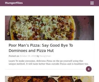 Hungerfiles.com(Poor People Rich Foods) Screenshot
