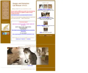 Hungryandhomelesscatrescue.com(Cat Rescue) Screenshot