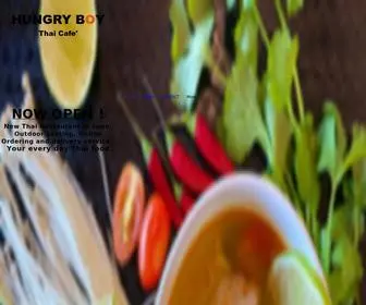 Hungryboythaicafe.com(Thai food) Screenshot