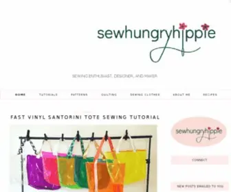 Hungryhippiesews.com(Quilting and sewing blog) Screenshot