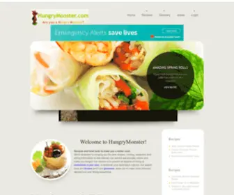 Hungrymonster.com(Recipes) Screenshot