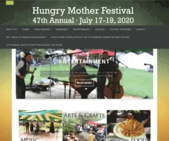 Hungrymotherfestival.com(48th Annual) Screenshot