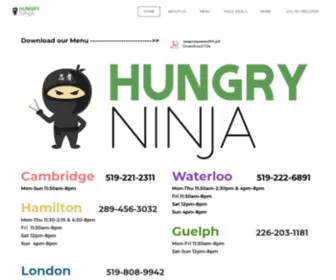 Hungryninja.ca(Food For Ninja) Screenshot