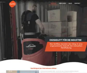 Hunic.com(HUNIC SoftExo) Screenshot