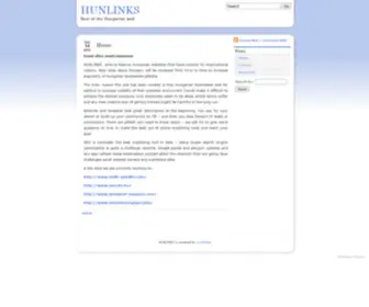 Hunlinks.com(Hungarian websites) Screenshot