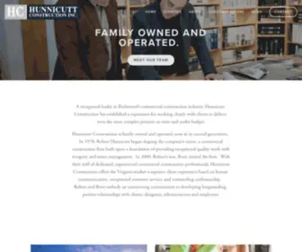 Hunnicuttconstruction.com(Hunnicutt Construction) Screenshot