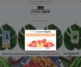 Hunnybon.com(A Conscious Confectionary) Screenshot
