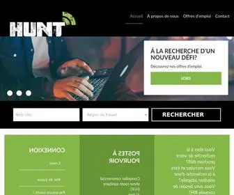 Hunt-HR.com(Candidature spontanée sprl bruxelles) Screenshot