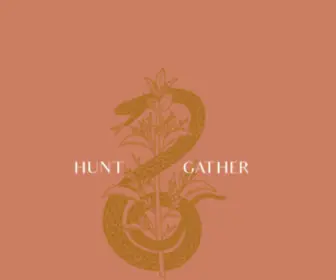 Huntandgatherfloral.com(Hunt & Gather) Screenshot