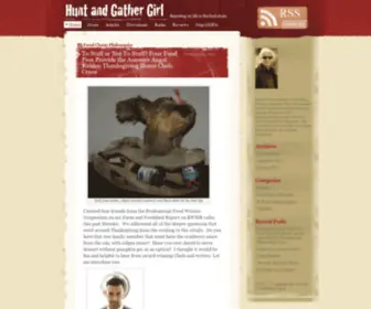 Huntandgathergirl.com(Hunt and Gather Girl) Screenshot