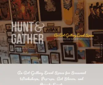 Huntandgathersf.com(HUNT & GATHER) Screenshot