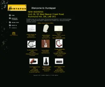 Huntapak.com(Wholesale jewellery display) Screenshot