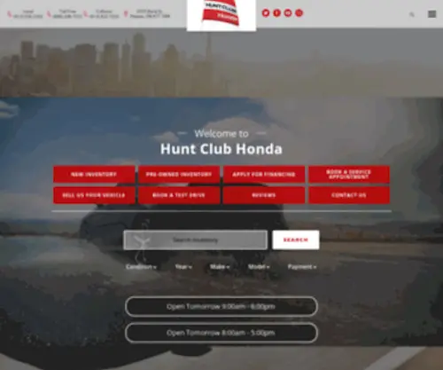 Huntclubhonda.com(Huntclubhonda) Screenshot