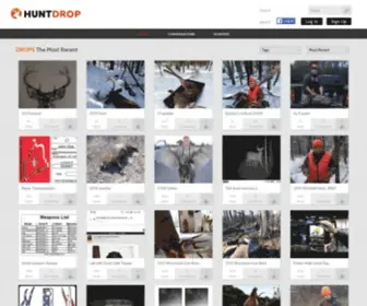 Huntdrop.com(Hunting Photo and Video Social Network) Screenshot