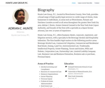 Huntelaw.com(Hunte Law Group) Screenshot