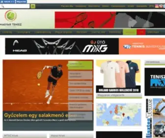 Huntennis.hu(Magyar Tenisz Szövetség) Screenshot