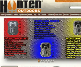 Huntenoutdoors.com(Trail cameras) Screenshot