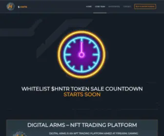 Hunter-Token.com(Hunter Token Home) Screenshot