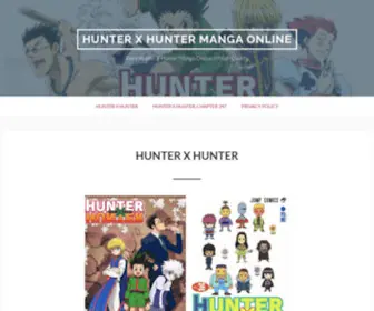 Hunter-X-Hunter.net(Hunter X Hunter Manga Online) Screenshot