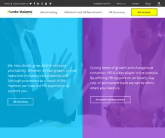 Hunteradams.co.uk(HR Consulting) Screenshot