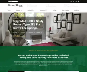 Hunterandhunter.com(Dubai Real Estate) Screenshot