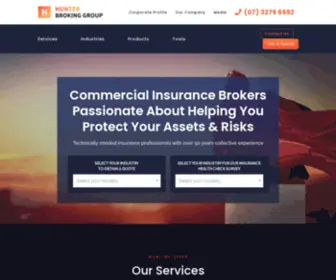 Hunterbroking.com.au(Insurance Broker Brisbane) Screenshot