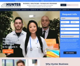 Hunterbusinessschool.edu(Hunter Business School) Screenshot