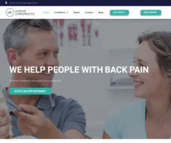 Hunterchiropractic.com.au(Chiropractor Newcastle) Screenshot