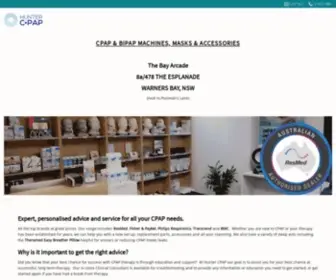 HuntercPap.com.au(CPAP Machines) Screenshot