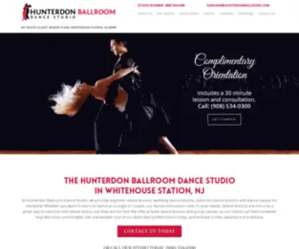 Hunterdonballroom.com(Hunterdon Ballroom Dance Studio) Screenshot