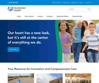 Hunterdonhealthcare.org(Hunterdon Healthcare) Screenshot