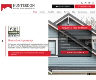 Hunterdonsiding.com(Hunterdon Siding) Screenshot